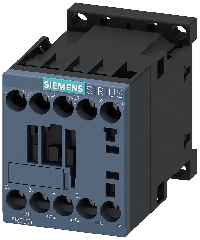 Contactor, AC-3, 3KW/400V, 1NO, DC 24V, 3-pole, sz s00 screw terminal