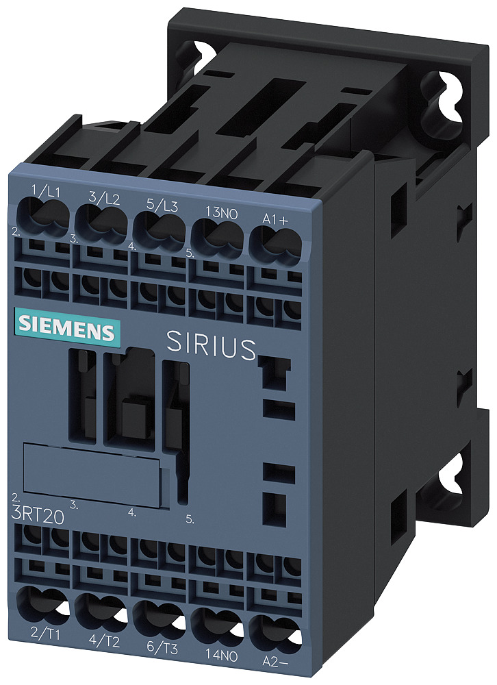Contactor, AC-3, 4KW/400V, 1NO, DC 24V, 3-pole, sz s00 spring-loaded terminal