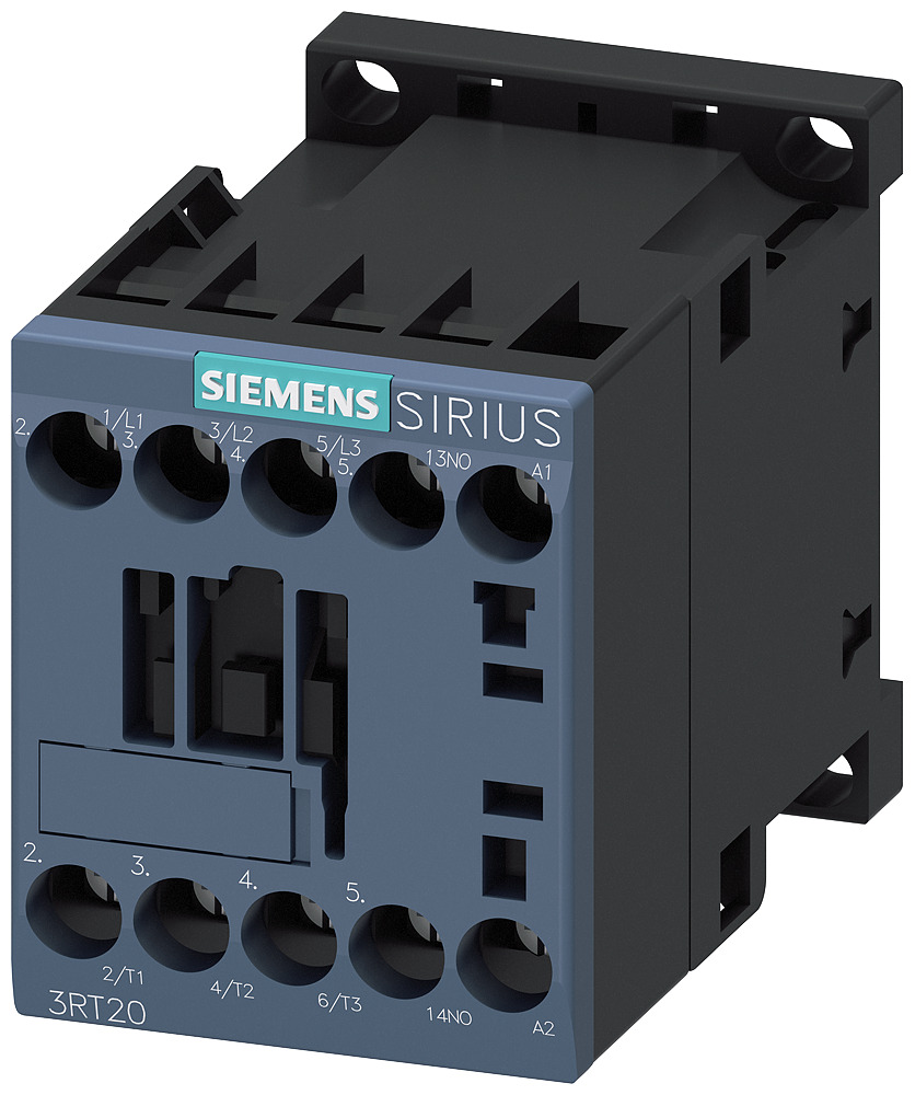 Contactor, AC-3, 5.5KW/400V, 1NO, AC110v 50HZ, 120v 60HZ 3-pole, sz s00 screw terminal