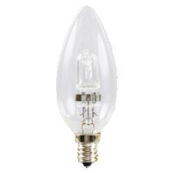 OBS52553 Tungsten Halogen B11 Lamp 40Watts 120Volts E12 Base Clear Finish