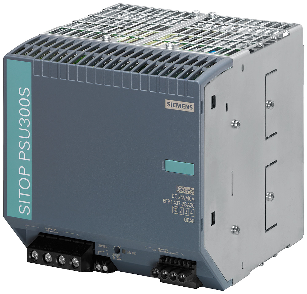SITOP PSU300S 40A STABILIZED POWER SUPPLY INPUT 400-500 V 3AC OUTPUT 24 V DC/40A