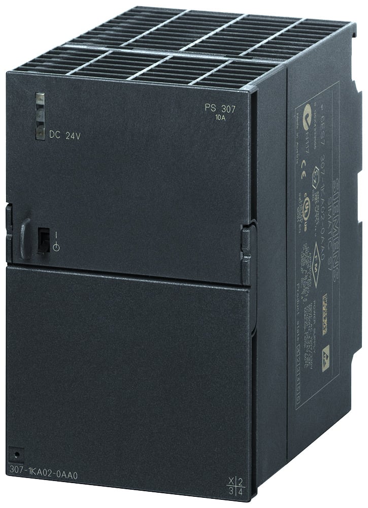 SIMATIC S7-300 STABILIZED POWER SUPPLY PS307 INPUT 120/230 V AC OUTPUT DC 24 V DC/10 A