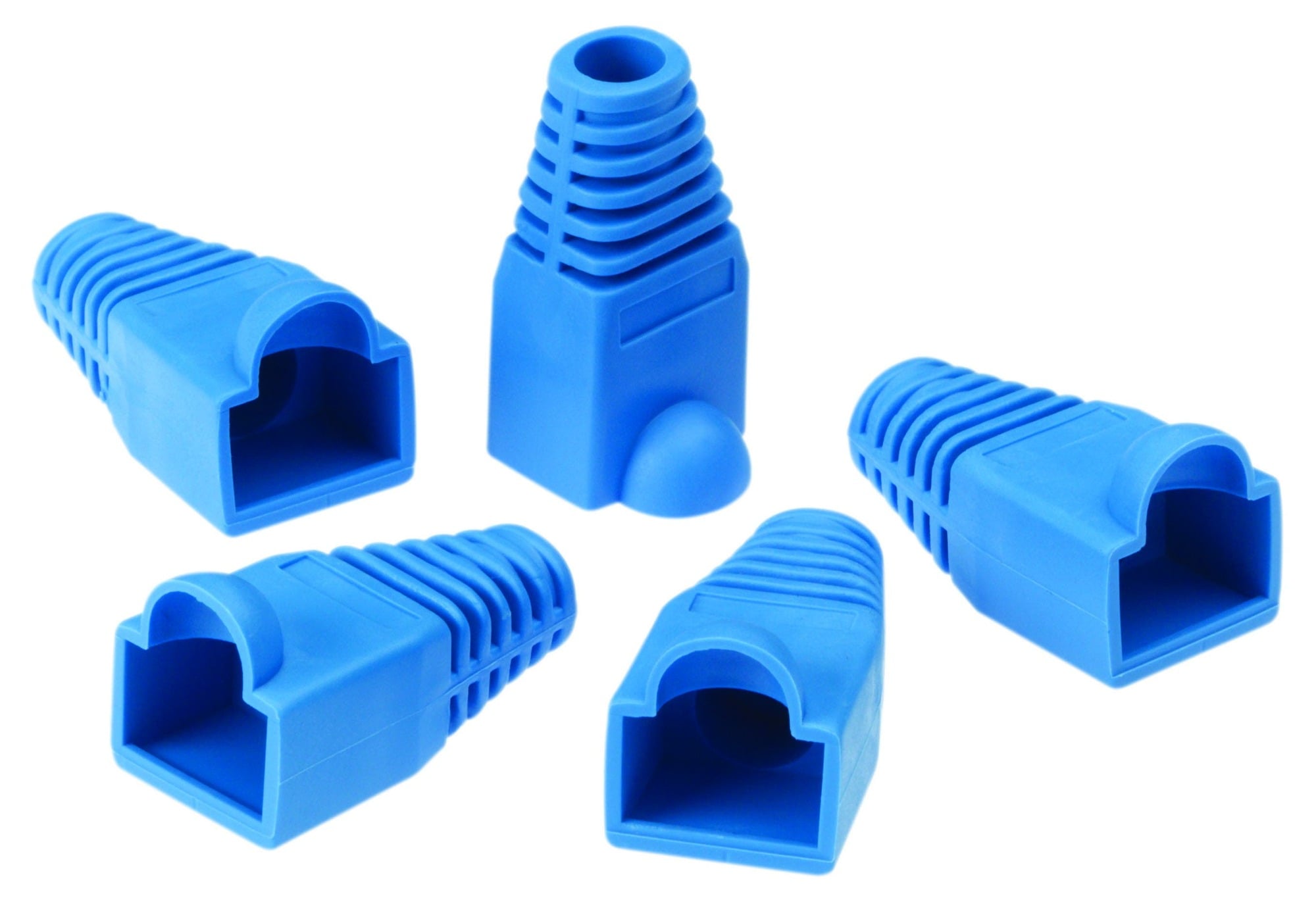 Strain Relief Boot, Package: 25/Pack, Protection Of RJ45 Mod Plugs Tabs And Minimizing Internal Connection Stress From Overbending Or Straining