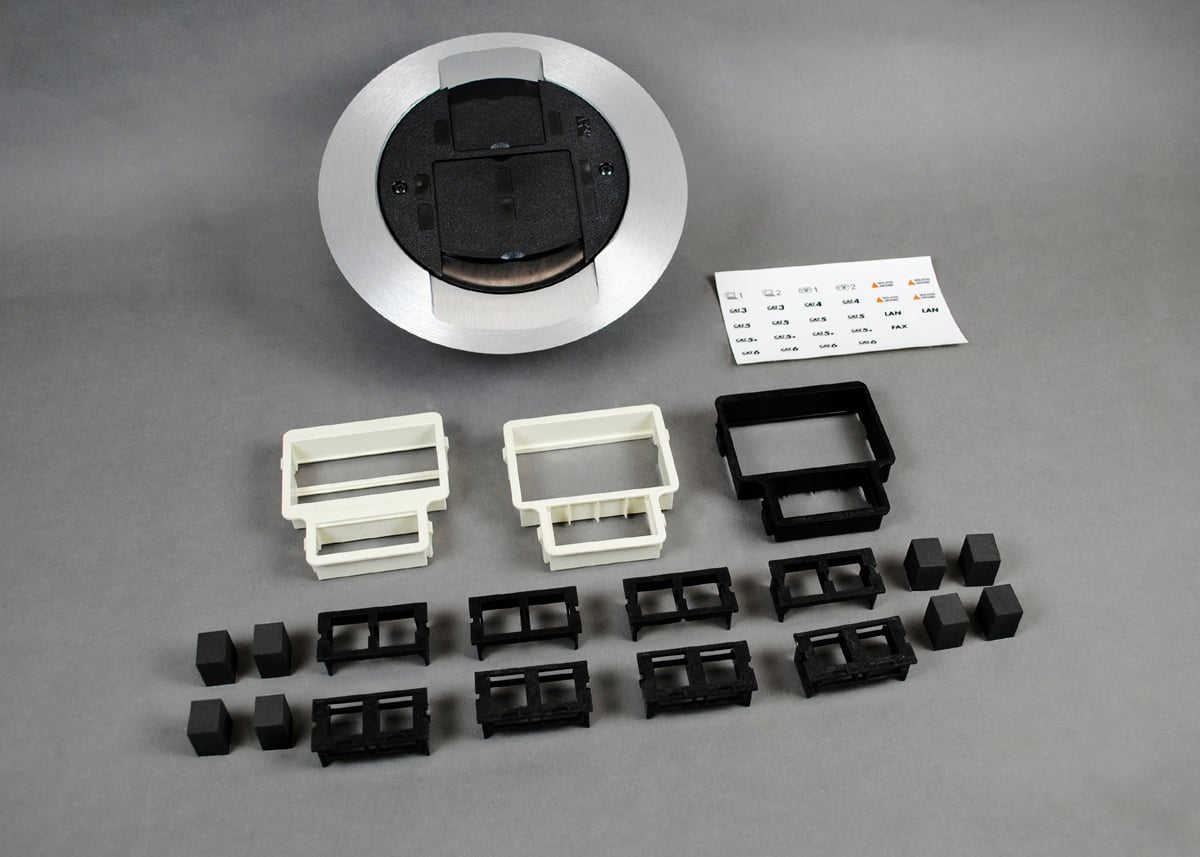 881 CVR 8PORT COMM BK FLANGE BK CTR