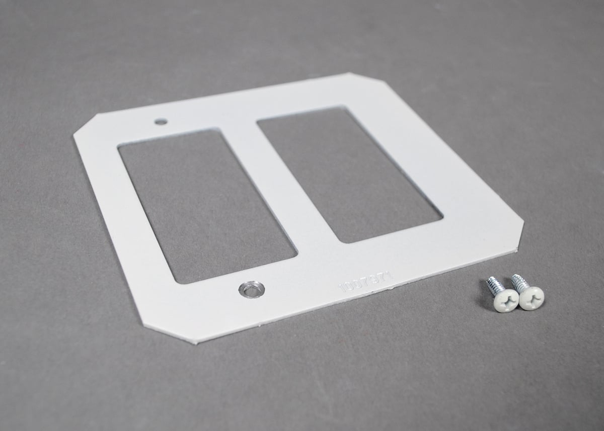 2 Gang Crestron Plate