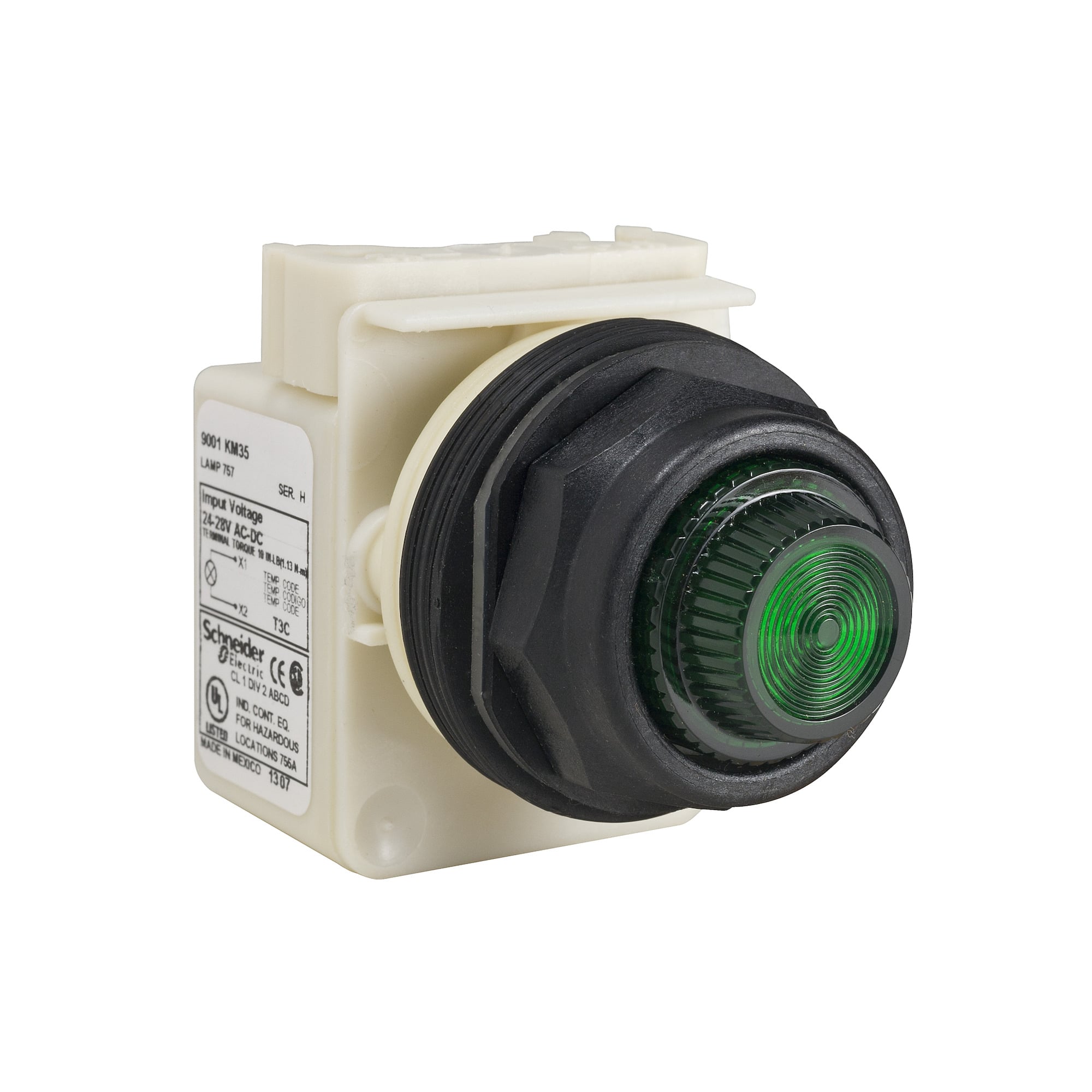 PILOT LIGHT 120VAC LED 30MM T-SK