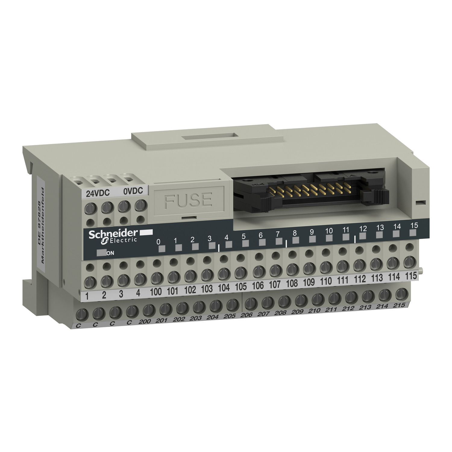 passive connection sub-base ABE7 - 16 inputs or outputs - Led