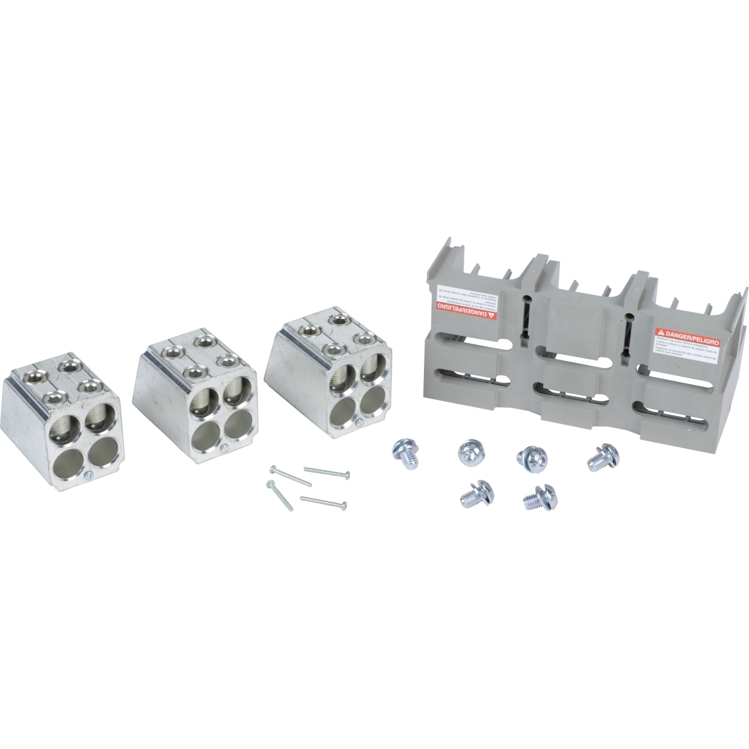 Connector accessory, PowerPacT P, circuit breakers, 1200A, 3/0 to 500kcmil, mechanical lug kit, Al, tapped