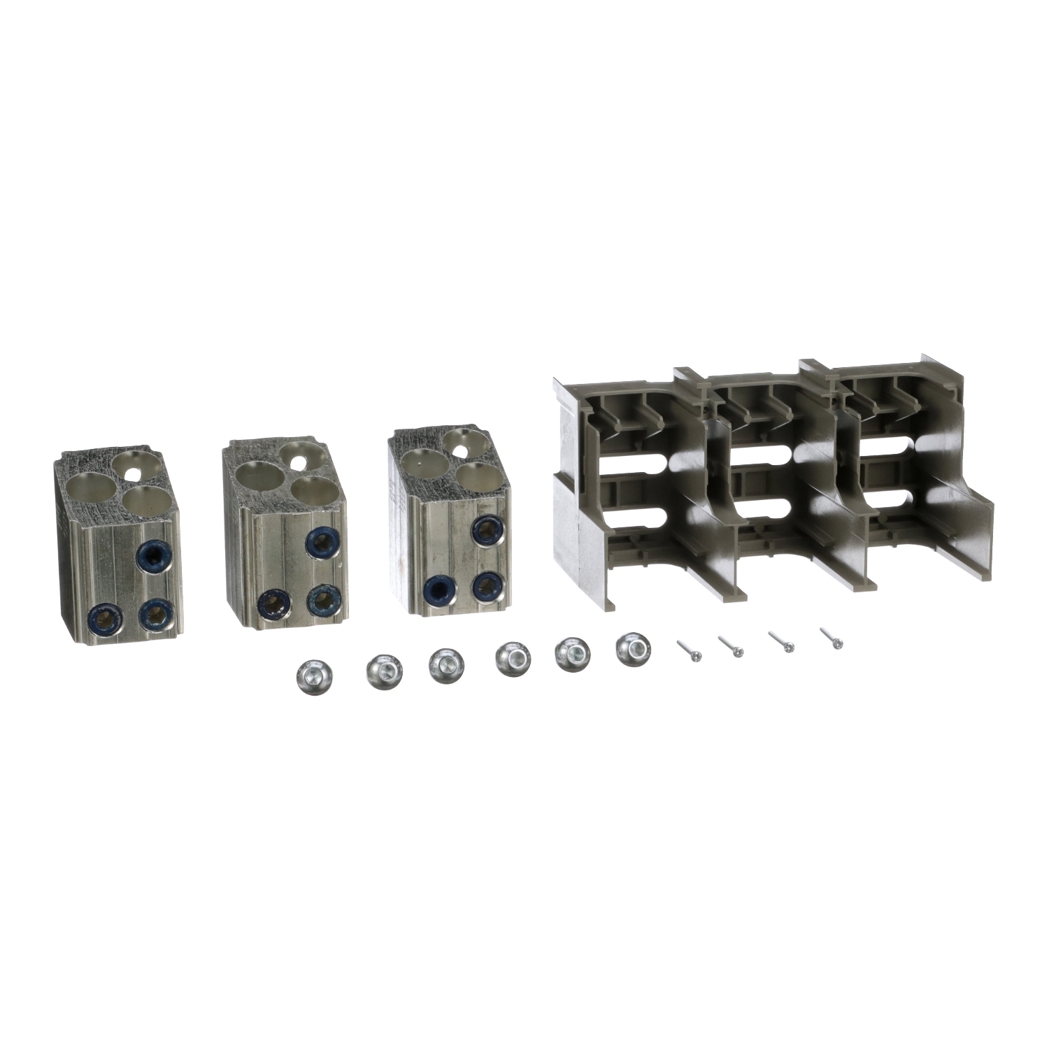 Circuit breaker accessory, PowerPacT P, lug kit, mechanical, 1200A, 3/0 AWG to 750kcmil, unit mount, Al, qty 3