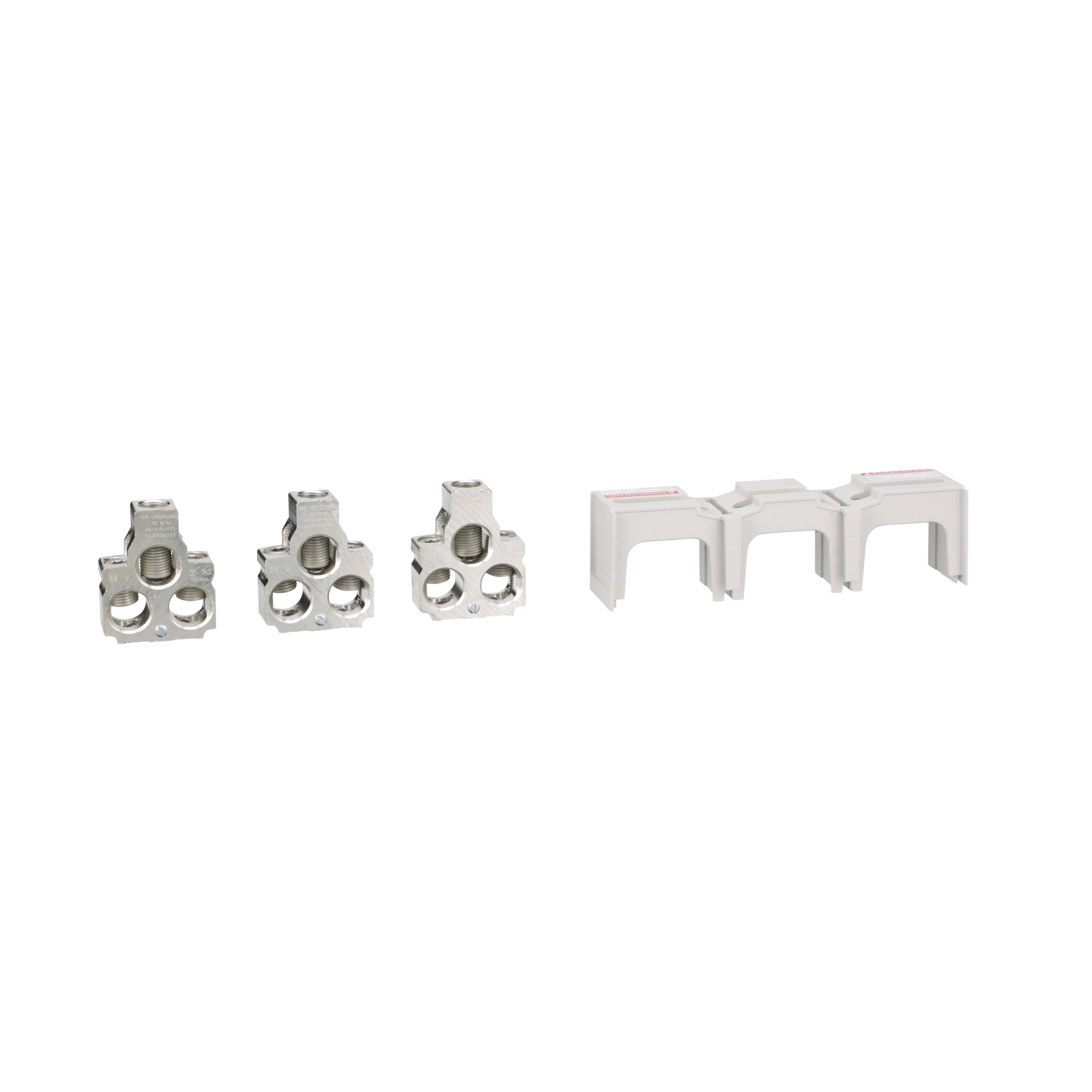 Circuit breaker accessory, PowerPacT P, lug kit, mechanical, 800A, 3/0 AWG to 500kcmil, Al, tapped