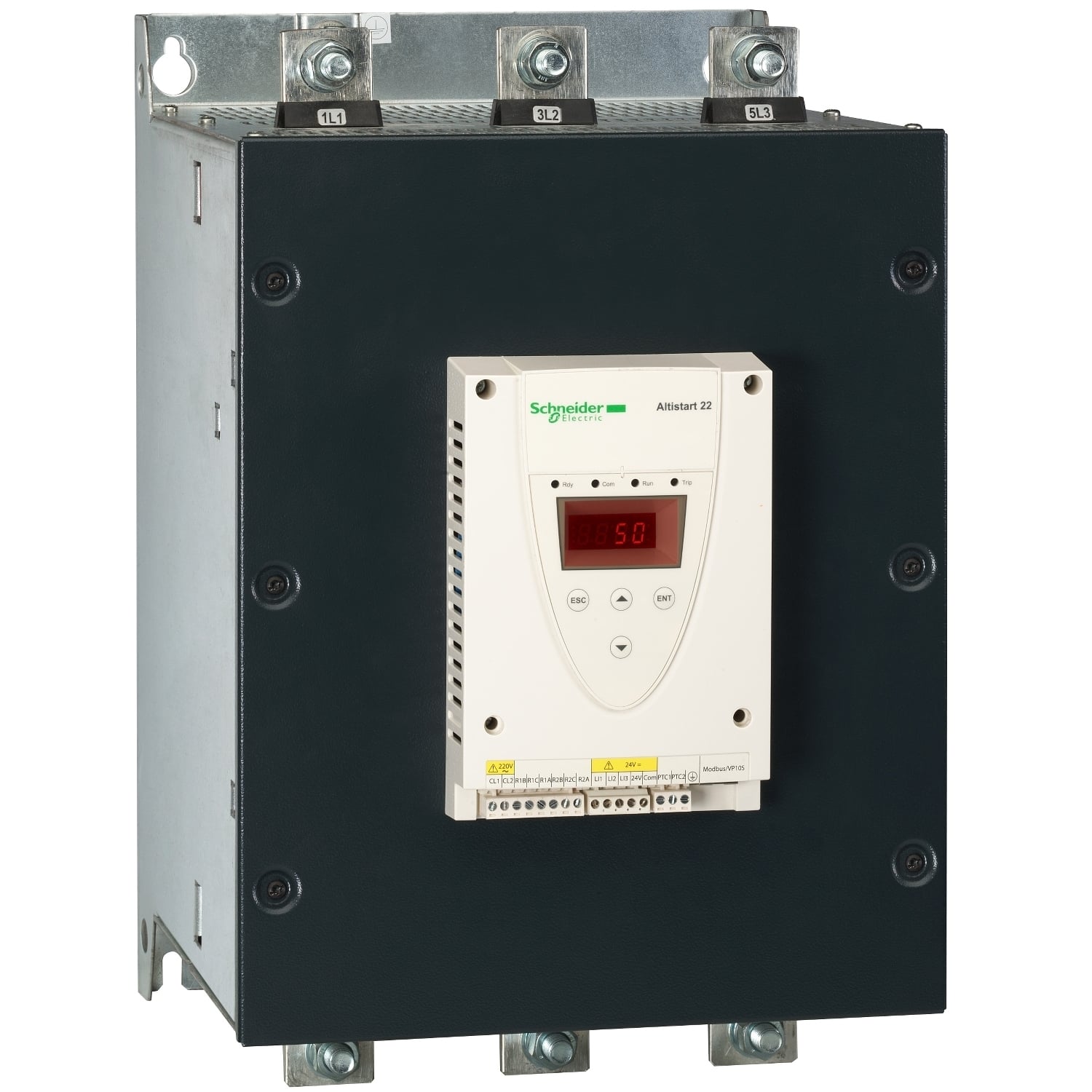soft starter for asynchronous motor, Altistart 22, control 230V, 230 to 440V, 132 to 250kW