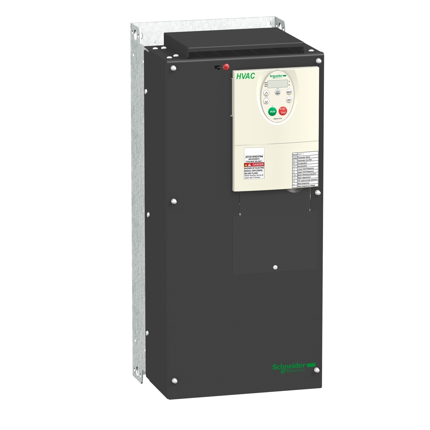 variable speed drive, Altivar 212, 45kW, 60hp, 480V, 3 phases, with EMC, IP21