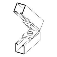 TWO HOLE CLOSED ANGLE, ZINC PLATED