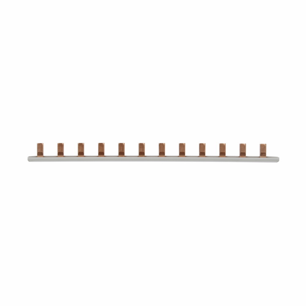 Eaton Bussmann series comb busbar, Modular comb bus bar, 12 Pins, 100 A, Class J, Non-indicating, 1000 Vdc