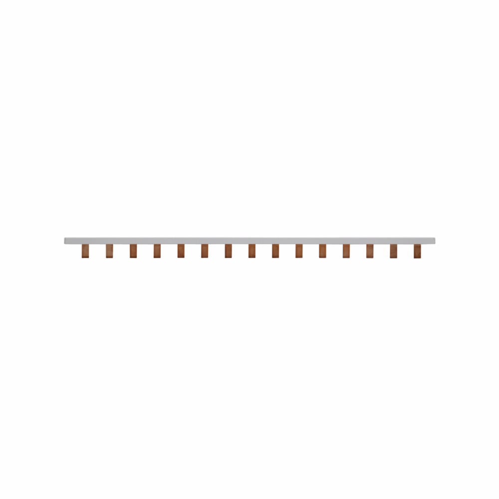 Eaton Bussmann series comb busbar, Modular comb bus bar, 15 Pins, 100 A, Class J, Non-indicating, 1000 Vdc