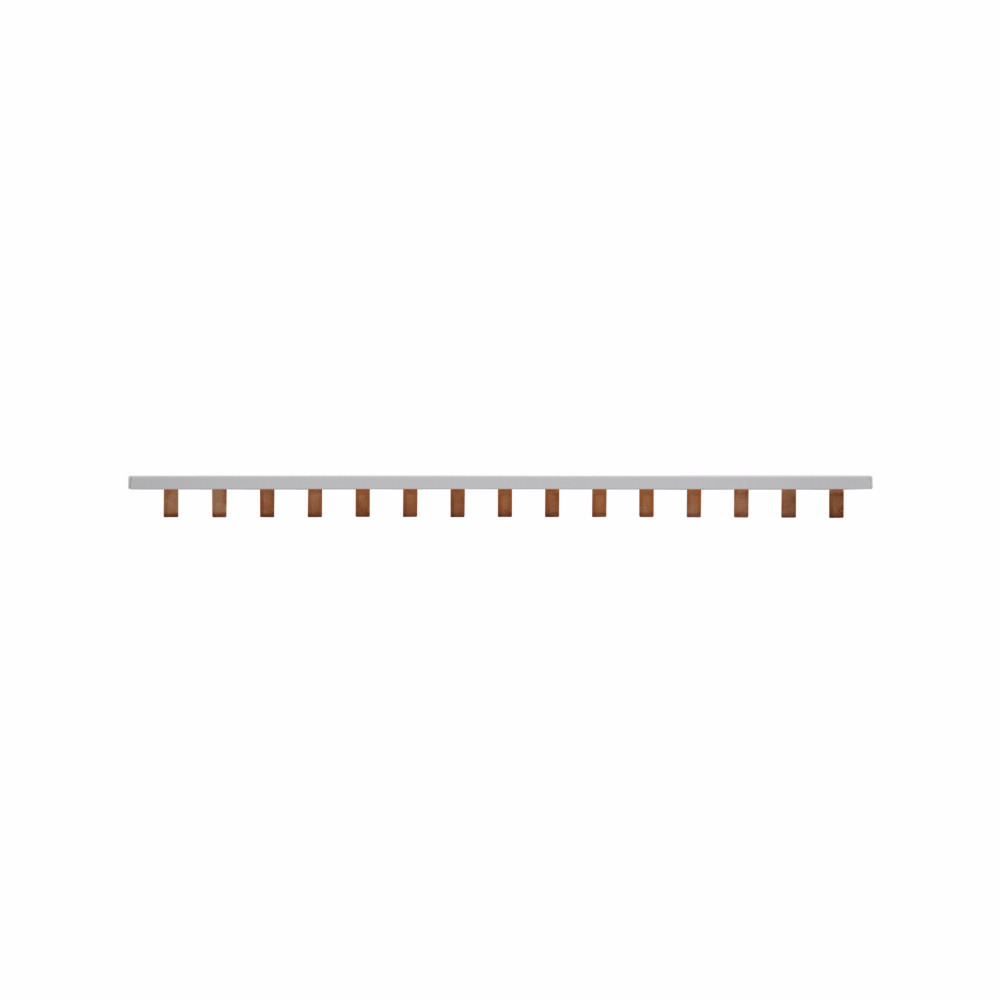 Eaton Bussmann series comb busbar, Modular comb bus bar, 57 Pins, 100 A, Class J, Non-indicating, 1000 Vdc