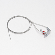 Eaton B-Line series hanging system, Angle bracket termination or a ready to use kit, KwikWire angle bracket termination, Angle bracket termination, 1/16" wire max, 120" wire length