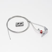 Eaton B-Line series hanging system, Angle bracket termination or a ready to use kit, KwikWire angle bracket termination Kit, Angle bracket termination, 1/16" wire max, 80" wire length