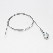 Eaton B-Line series hanging system, KwikWire single style hook termination, 3/32" wire max, 240" wire length