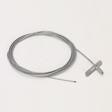 Eaton B-Line series hanging system, KwikWire wire rope, Toggle termination, 1/16" wire max, 40" wire length