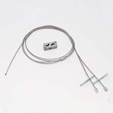 Eaton B-Line series hanging system, KwikWire wire rope, Y Toggle termination, 120K" wire length