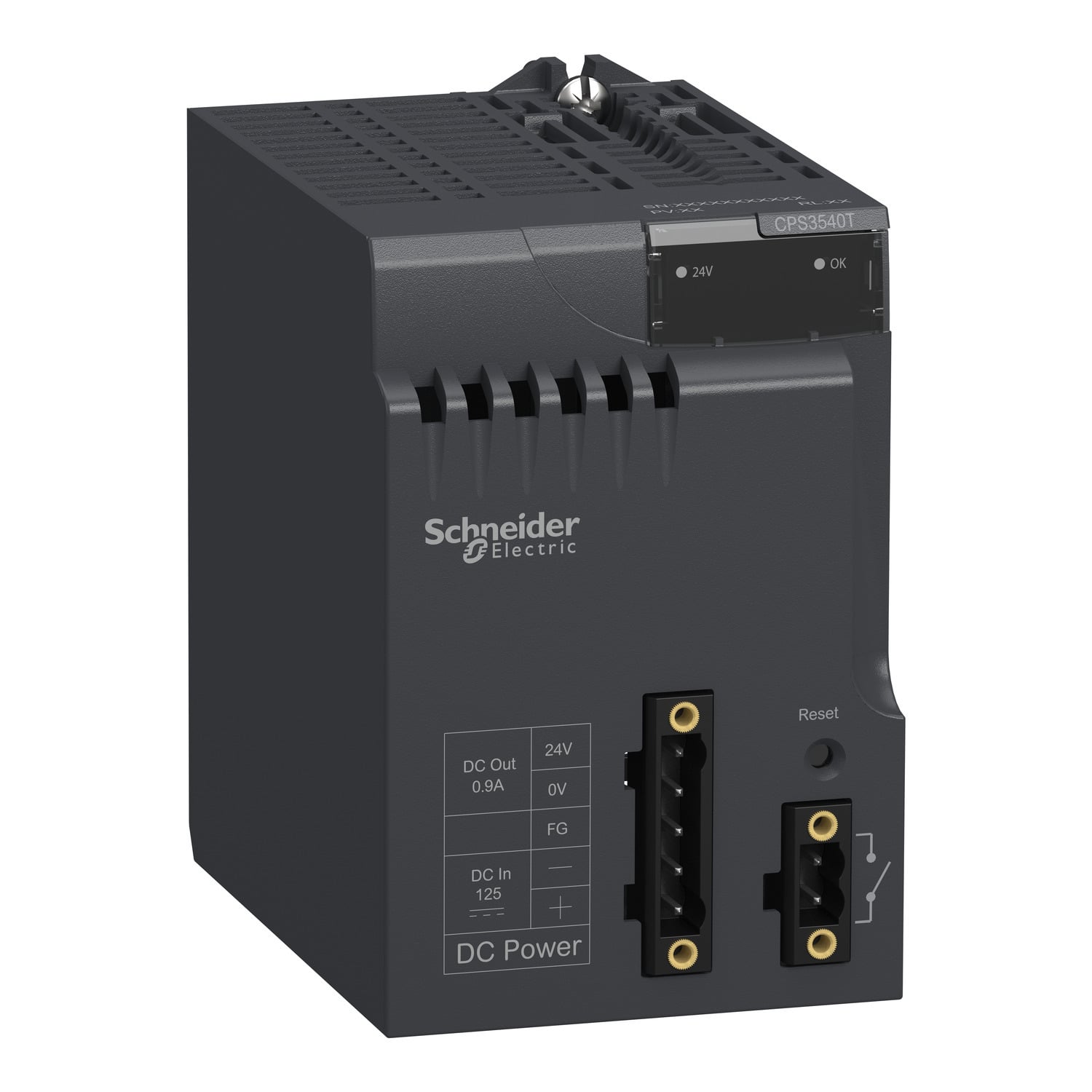 power supply module, Modicon X80, 125V DC, for extended temperature