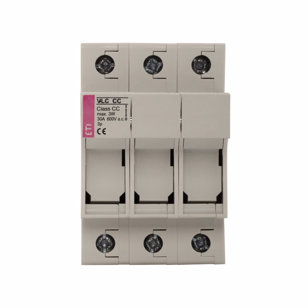 Eaton, disconnect fuse holders, used with: class CC fuses, three-pole