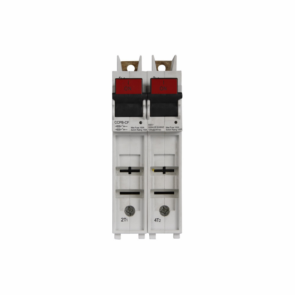 Eaton Bussmann series CCPB UL98 fusible disconnect, Finger Safe, Lock-On provision, 600V, 70A, UL98 fusible disconnect, Two-pole, Class CF, 200KA