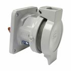 Eaton Crouse-Hinds series PowerMate CDR receptacle, 100A, Three-wire, three-pole, Style 1, Copper-free aluminum, 600 Vac/250 Vdc