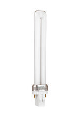 DULUX 13W single compact fluorescent lamp with 2 pin base, 5000K color temperature, 82 CRI, ECOLOGIC for use on magnetic ballast