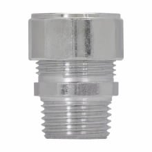 Eaton Crouse-Hinds series CG color-coded cord grip, Cable range min/max: 0.65-0.75", Orange, Straight, Aluminum, 1"