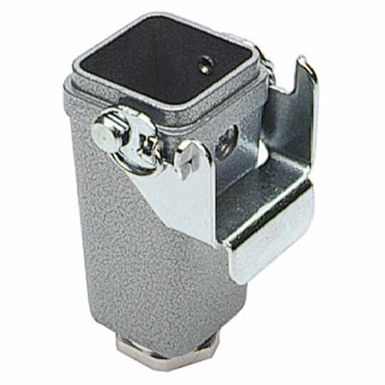 Coupler Hood, Inline, Top Entry, A3/A4, Single Lock Lever System, Metal Levers. Straight. 3/8 inch.