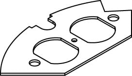 Duplex Device Plate; #3
