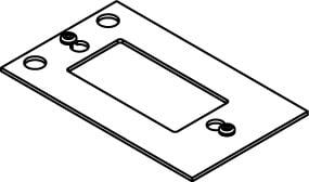 2-3/4 Inch; 5-7/32 Inch; UL Approval; Gfci/Decorator Receptacle Device Type; CRFB Model