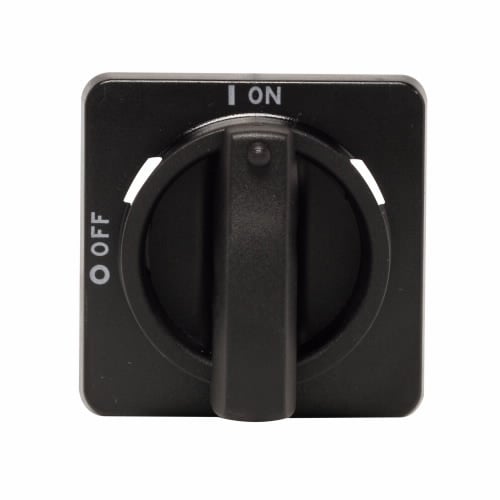CSBR6 Padlockable Selector Rotary Disconnect Handle, 2 in L x 4 in W x 1 in H, Black