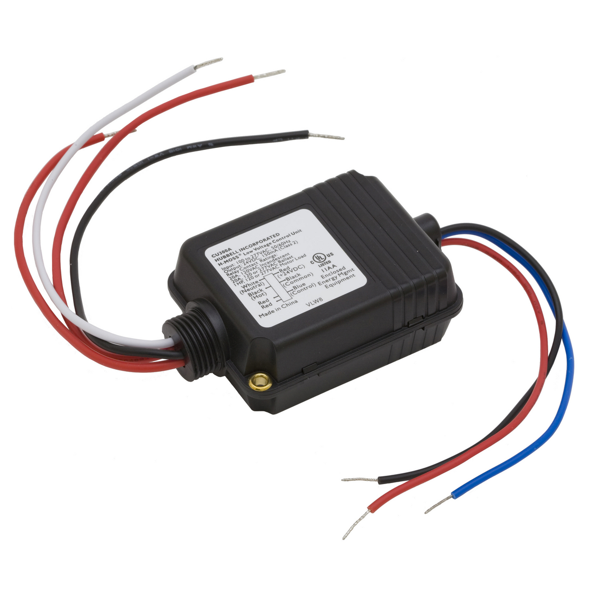 Switches and Lighting Controls, Occupancy Sensors, H-Moss Control Unit, 120/277V AC 60HZ, For use with Ceiling and Wall Mounted Sensors, Manual On