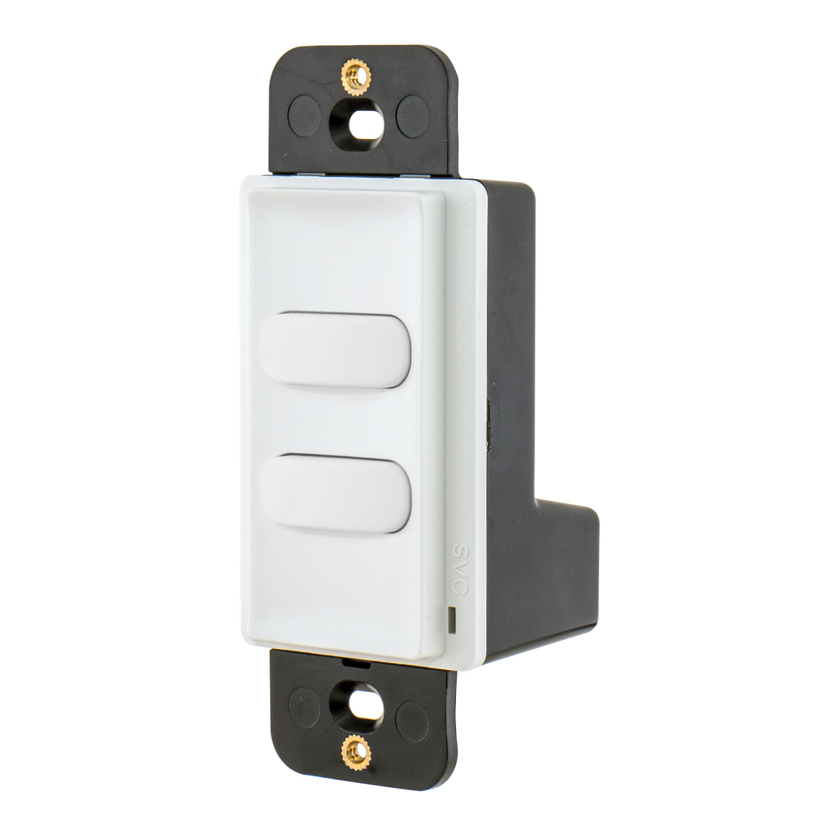 DSM30W2 2-Button 2-Position Low Voltage Standard Decorator Switch, 24 VDC, 100 mA