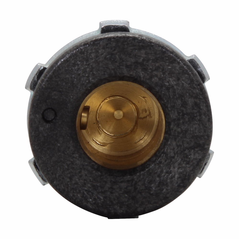 Eaton Crouse-Hinds series Cam-Lok F Series E1012 high impact receptacle, Up to 315A continuous, 550A intermittent, #2-4/0 AWG, Black, Brass contacts, Male, Reinforced thermoplastic, 120 Vac