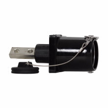 E1049 M R SGL HOLE BUS BAR W/SHLL OR