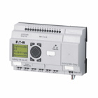 easy Programmable Relays, 700 Series, 110-240 Vdc, 12 digital inputs, 6 relay outputs, Includes clock and display, optional 4 analog inputs