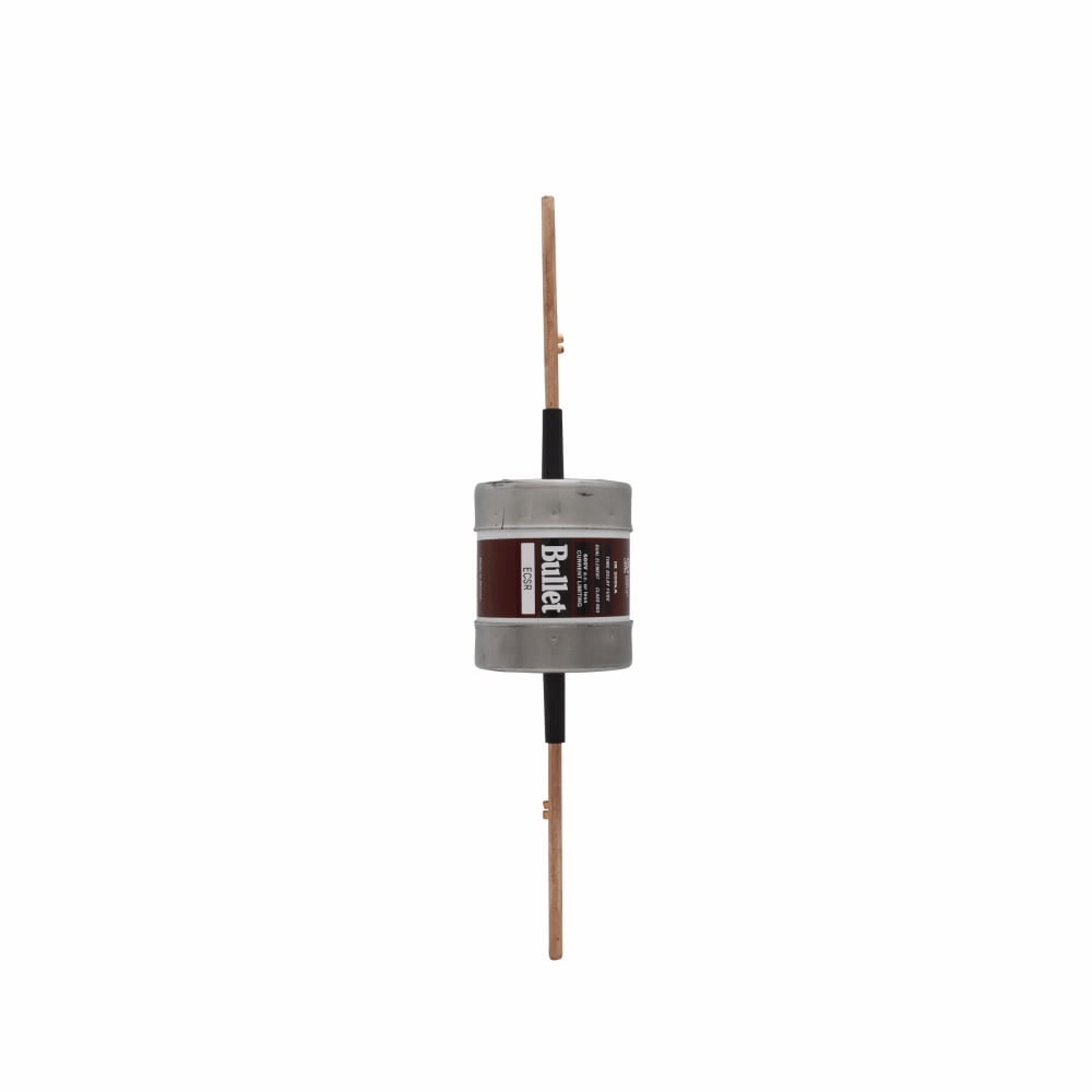 Eaton Edison ECSR fuse, Time-delay current-limiting fuse, Superior overload and cycling capabilities, 600 A, Dual, Class RK5, Non-indicating, Blade end x blade end, 10 sec at 500%, 200 kAIC, Standard, 600 V
