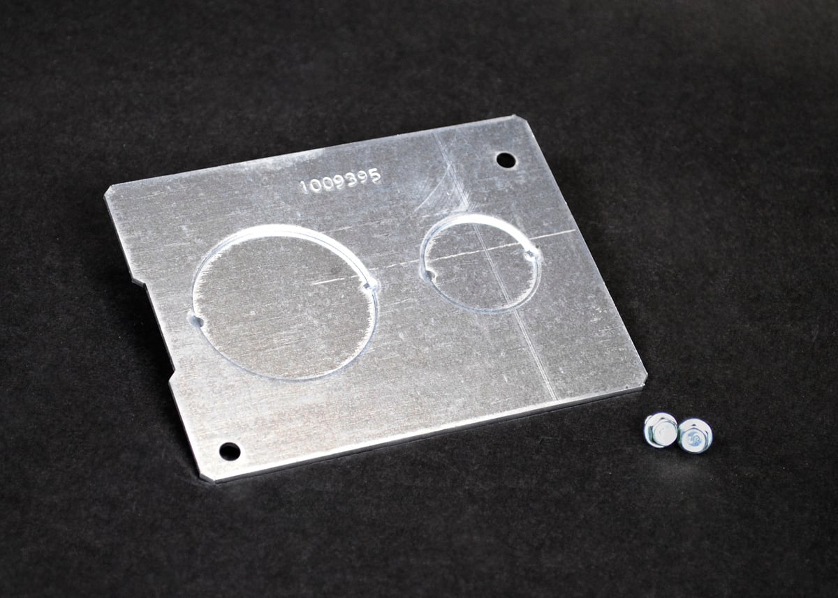 Evolution; Series Knockout Plate; For EFB8 and EFB10 Floor Box