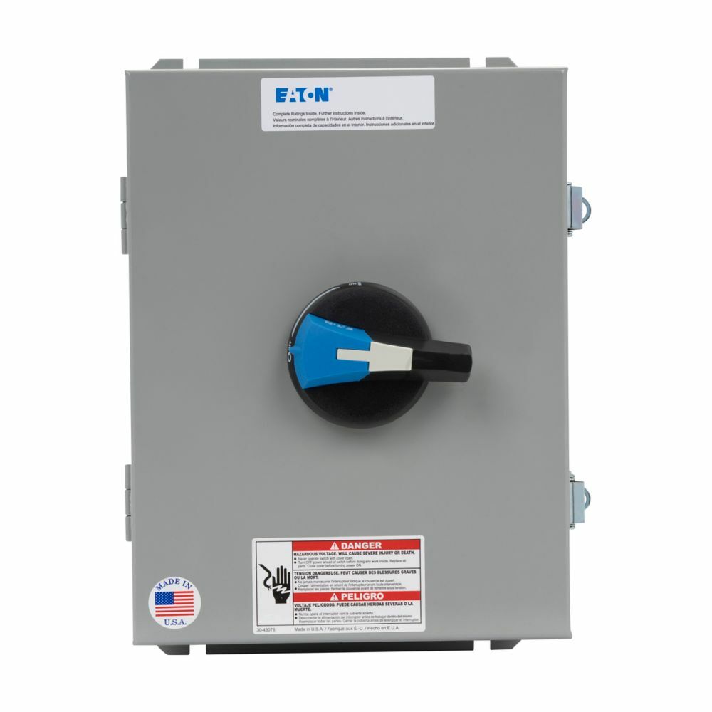 Enclosed, 60 A, Three-pole,600 V, N12/3R