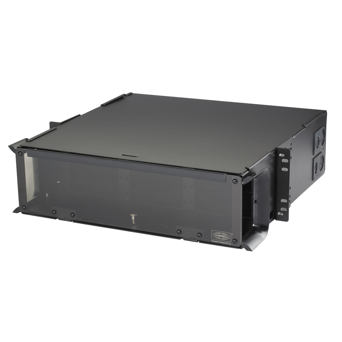 Fiber Products, Rack Mount Panel, 3-Unit, 12 FSP, HD-LC, Unloaded.