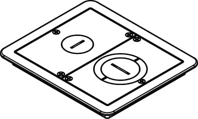 Floorport Flanged Furn Feed Al