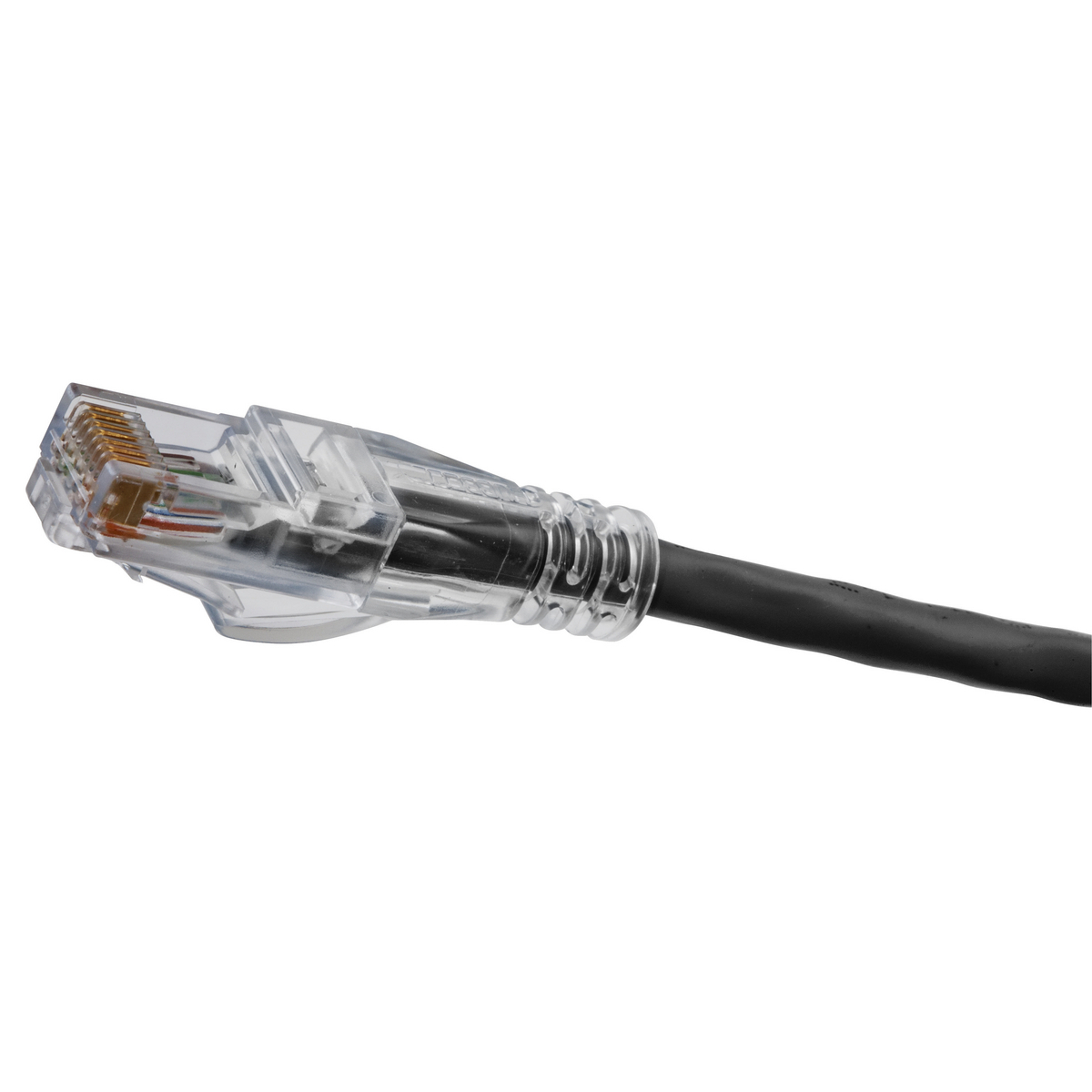 Patch Cord, Speed Gain, Cat5E, Slim, Black, 5'