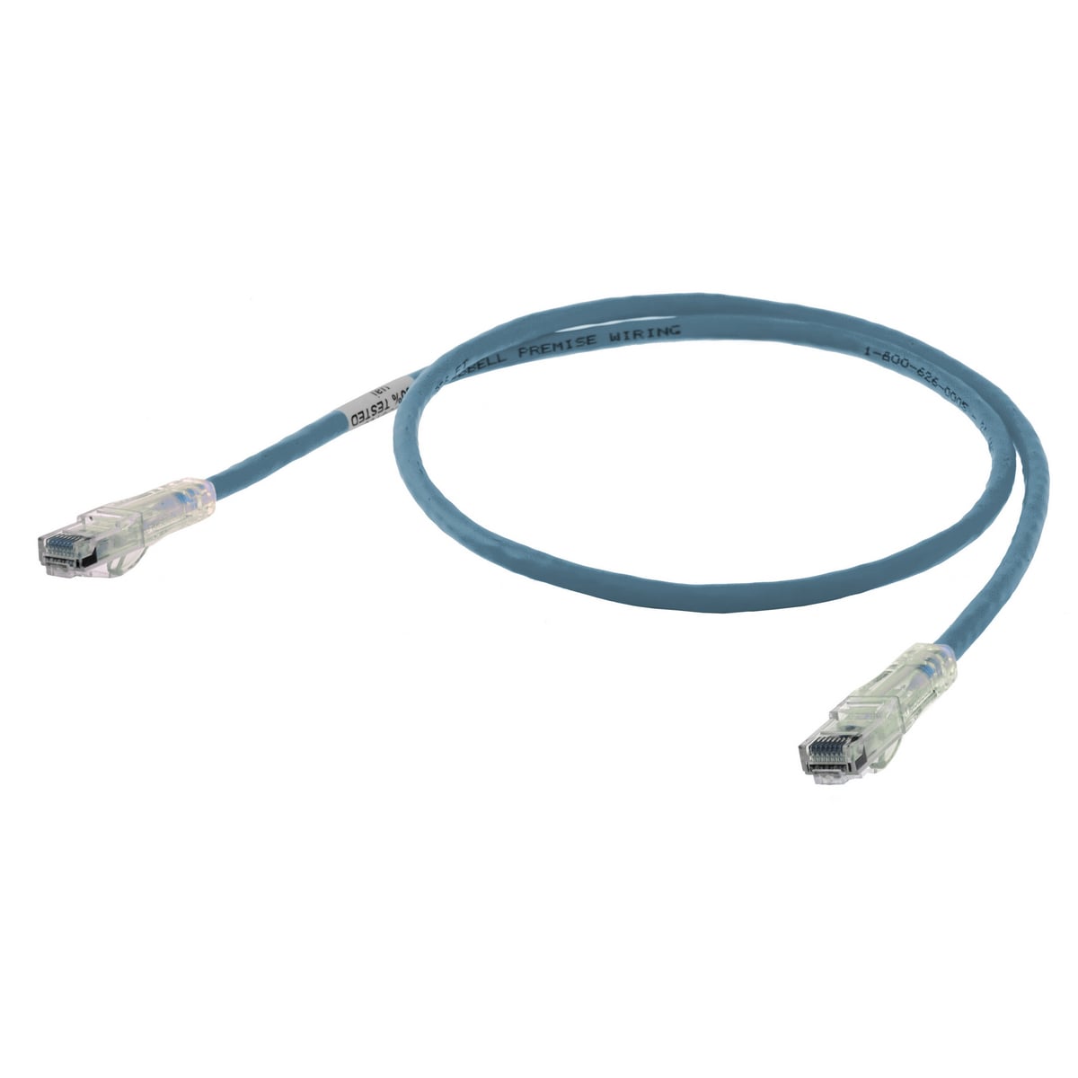 Patch Cord, Speed Gain, Cat6, Slim, Blue, 25'