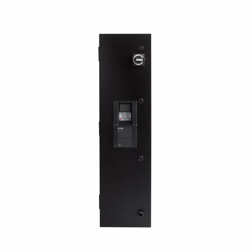 Eaton H-Max variable frequency drive, 25 hp, 38A, 380-480V, Open NEMA Type 1 IP21, No brake chopper, Software A, Three-phase, Graphical panel keypad, EMC C2 input, Frame size 6