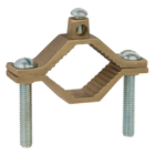 Cast bronze ground clamp for wire range 10-2,Water pipe size 1-1/4 to 2