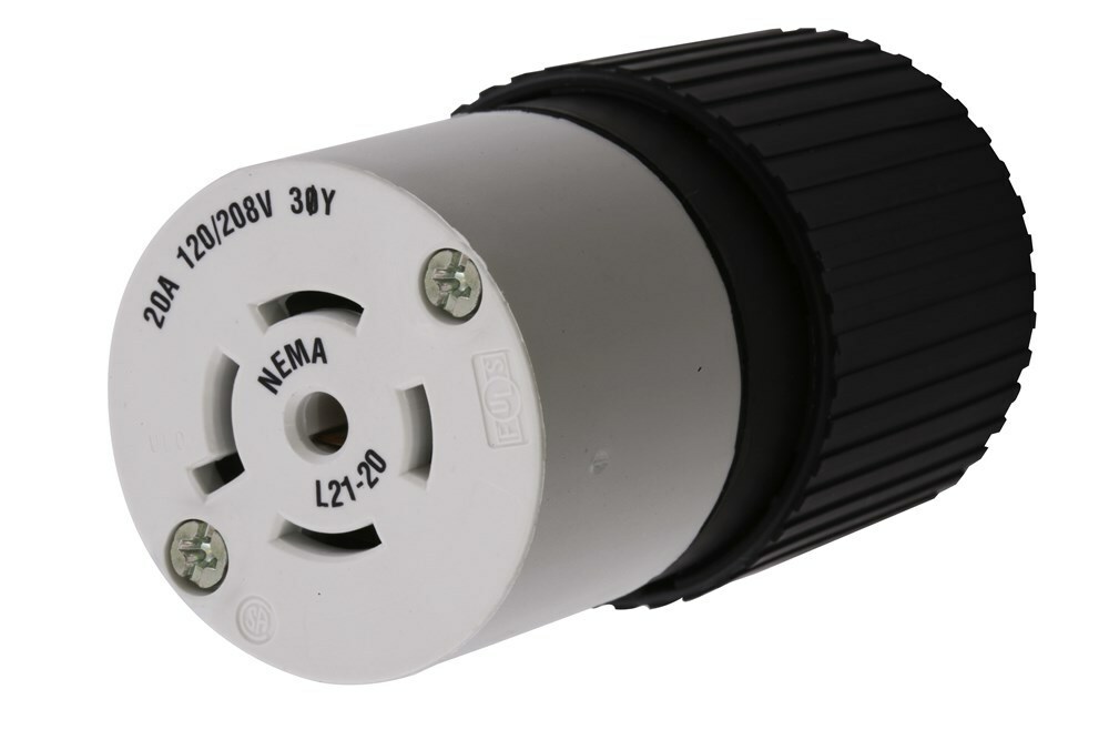 LKG CONN, 30A 277/480V, L22-30R